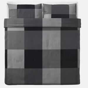 IKEA BRUNKRISSLA Duvet Cover F/Q and 2 pillow cases